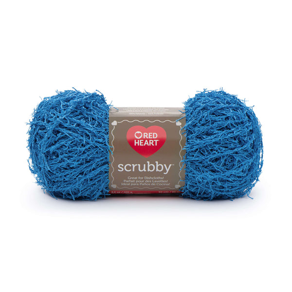 Fil à Tricoter Red Heart Scrubby Yarn - Couleur Ocean - 1 Pelote - Neuf