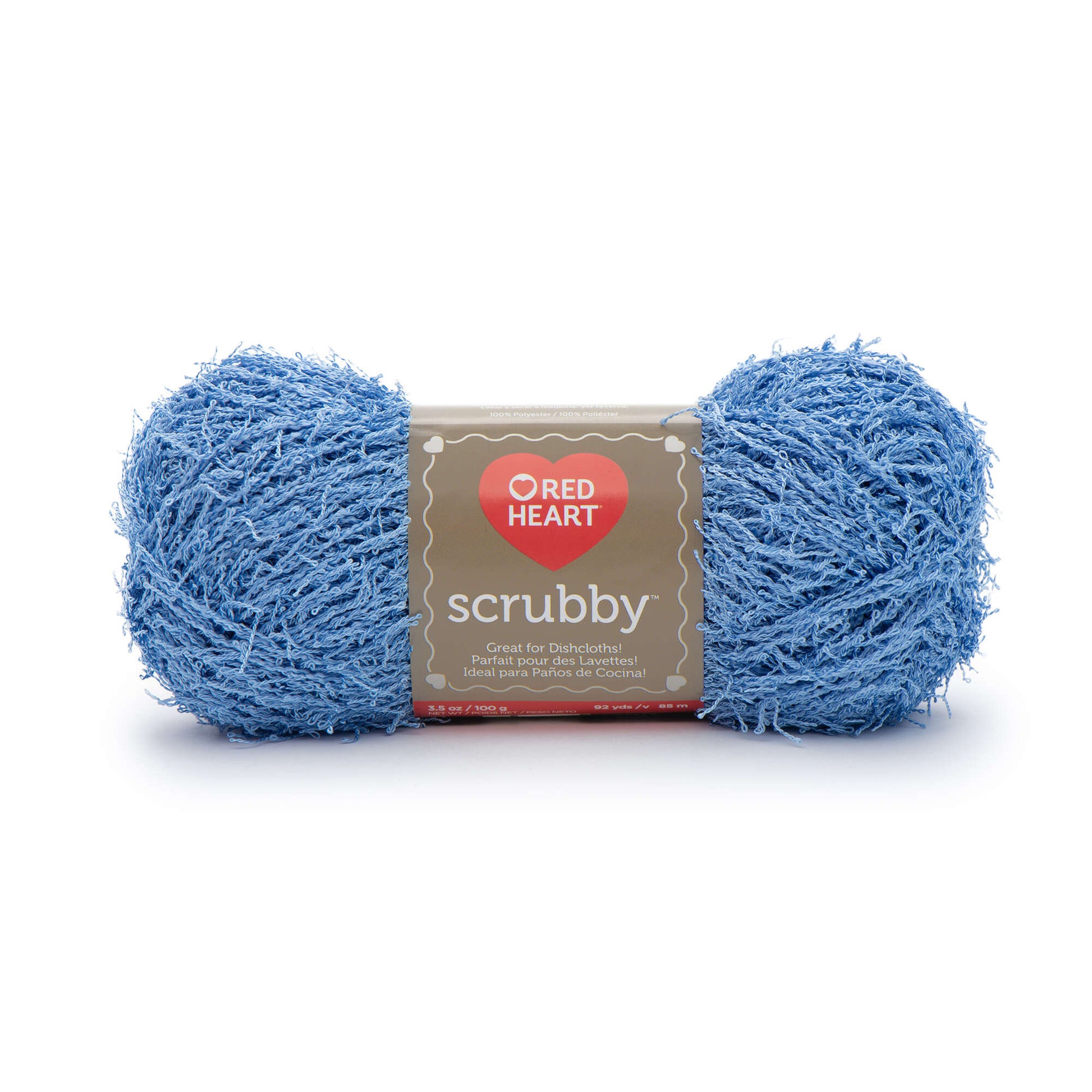 Red Heart Scrubby Cotton Yarn for Crochet or Knitting Dishcloths