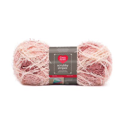 Red Heart Scrubby Stripes Yarn - Clearance Shades Peachy