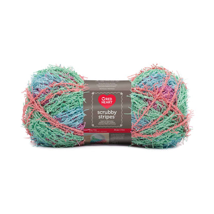 Red Heart Scrubby Stripes Yarn - Clearance Shades Calypso