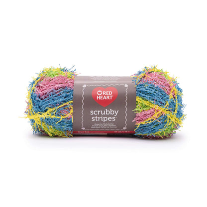Red Heart Scrubby Stripes Yarn - Discontinued Shades Fruity