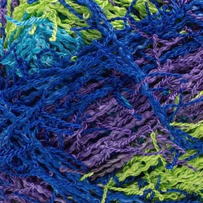 Red Heart Scrubby Stripes Yarn - Clearance Shades Atlantis