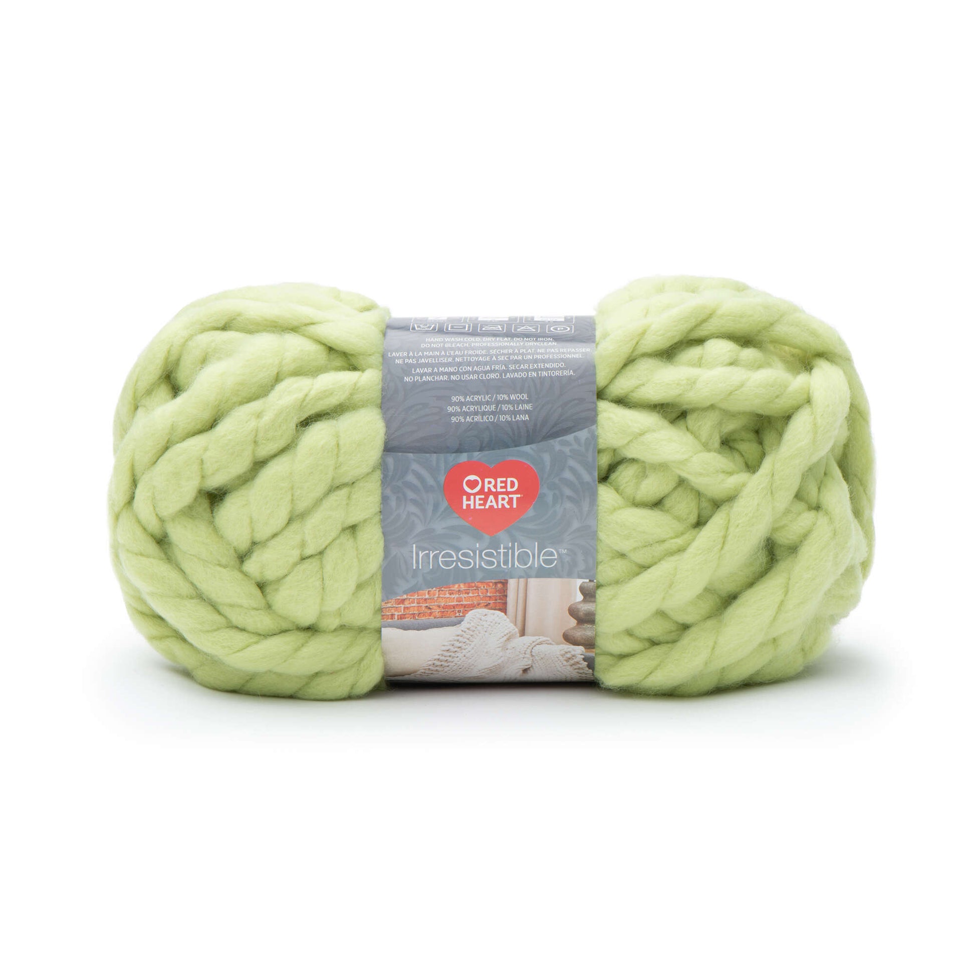 Red Heart Irresistible Yarn - Clearance shades Chartreuse