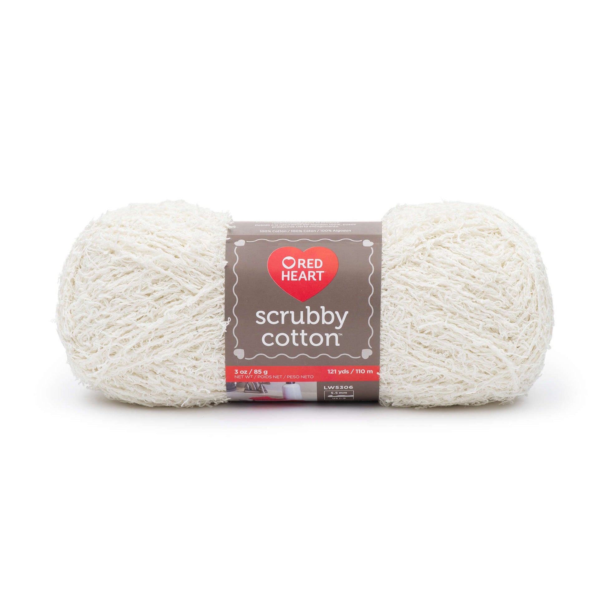 Red Heart Scrubby Cotton Yarn - Clearance shades Loofa