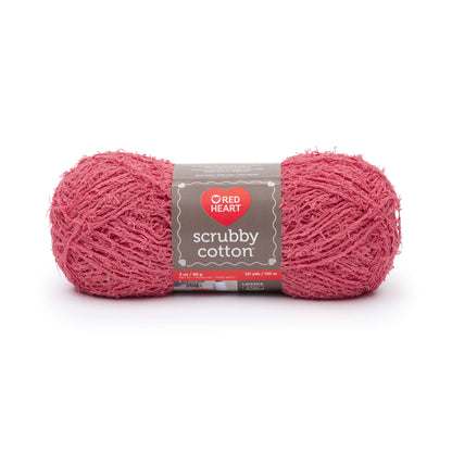 Red Heart Scrubby Cotton Yarn - Discontinued Shades Coral