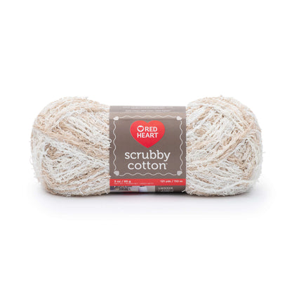 Red Heart Scrubby Cotton Yarn - Clearance shades Oatmeal