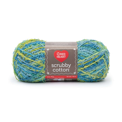 Red Heart Scrubby Cotton Yarn - Discontinued shades Tranquil Print