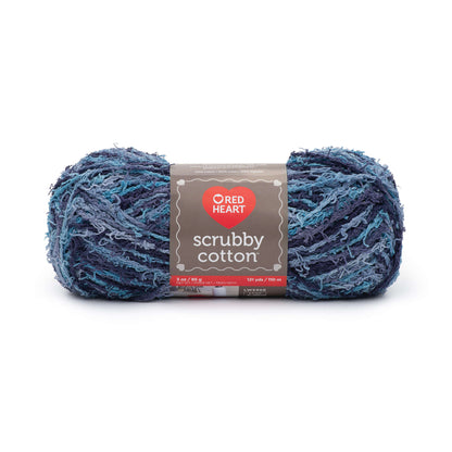 Red Heart Scrubby Cotton Yarn - Discontinued shades Calm Print