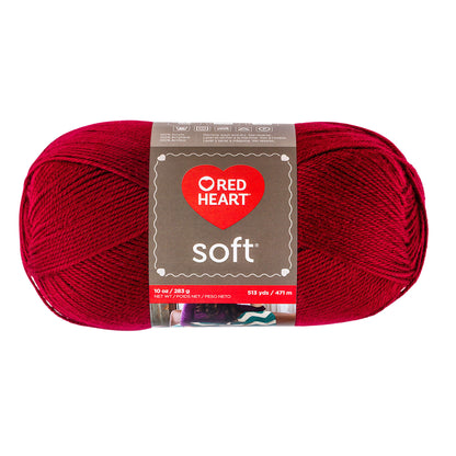 Red Heart Soft Yarn (283g/10oz) - Clearance shades Wine