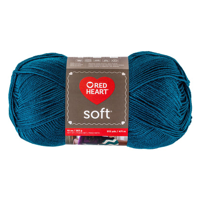 Red Heart Soft Yarn (283g/10oz) - Clearance shades Teal