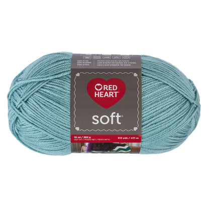 Red Heart Soft Yarn (283g/10oz) - Clearance shades Seafoam