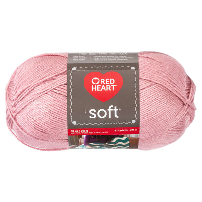 Red Heart Soft Yarn (283g/10oz) - Clearance shades Rose Blush