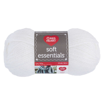 Red Heart Soft Essentials Yarn - Discontinued Shades Essentials White