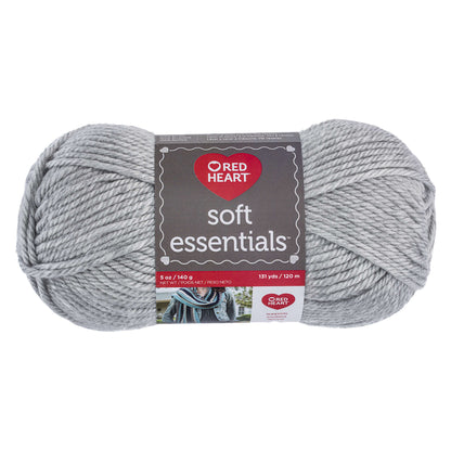 Red Heart Soft Essentials Yarn - Discontinued Shades Essentials Grayhound