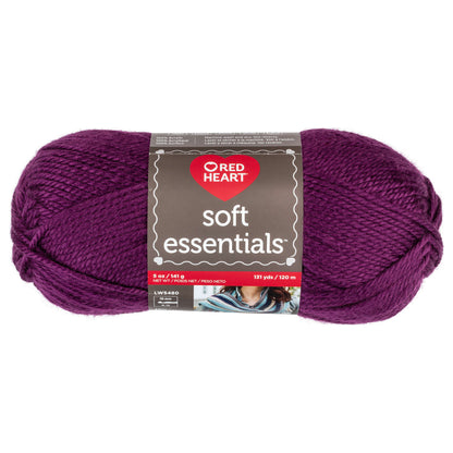 Red Heart Soft Essentials Yarn - Discontinued Shades Sangria