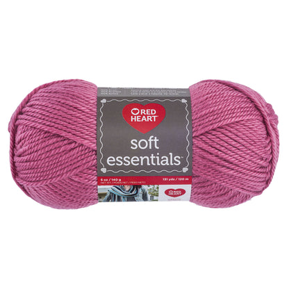 Red Heart Soft Essentials Yarn - Discontinued Shades Essentials Peony