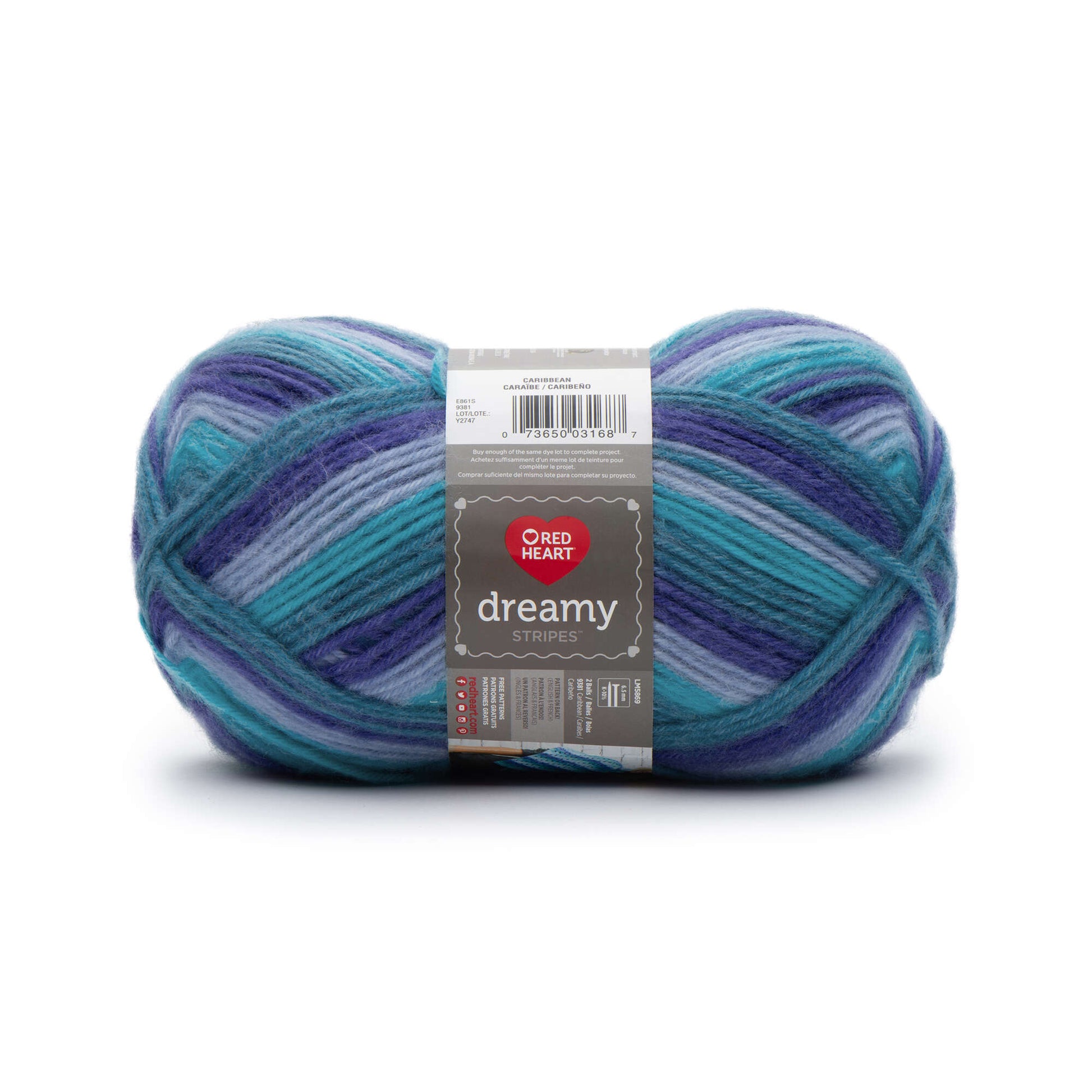 Red Heart Dreamy Stripes Yarn - Discontinued shades
