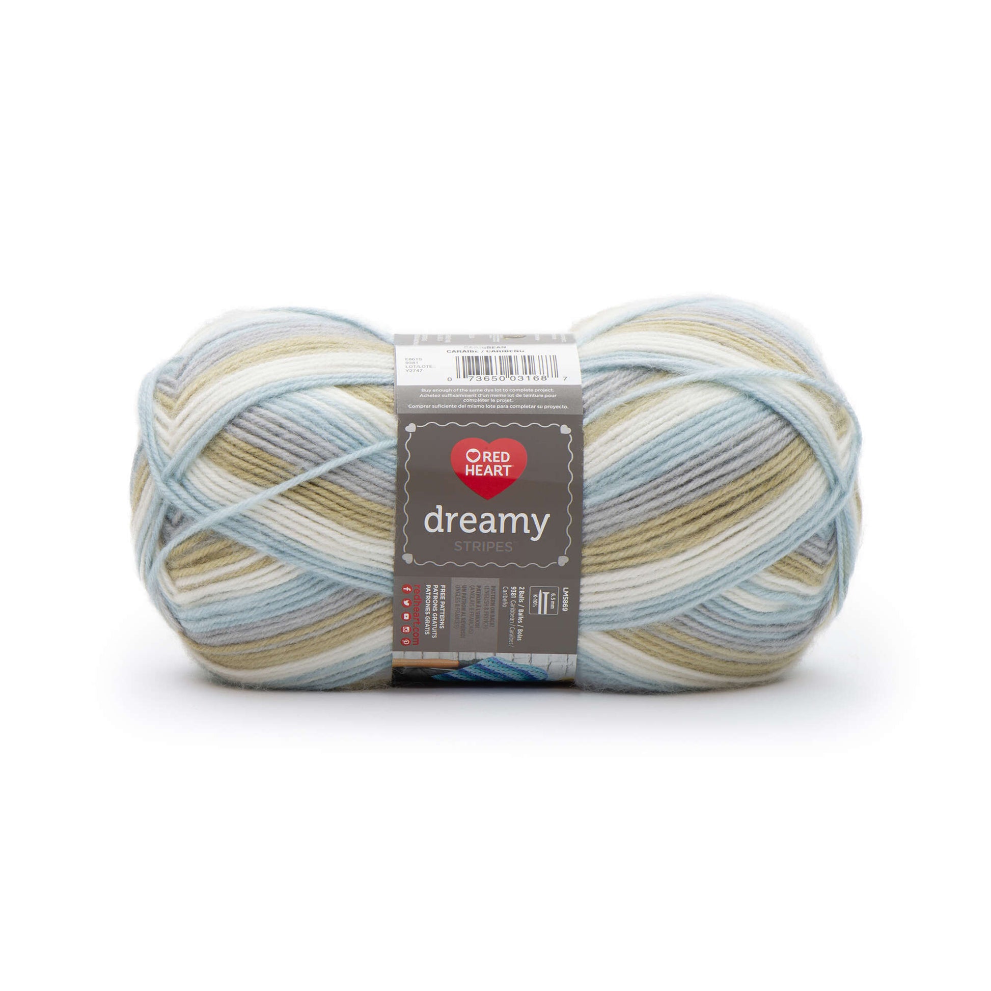 Red Heart Dreamy Stripes Yarn - Discontinued shades