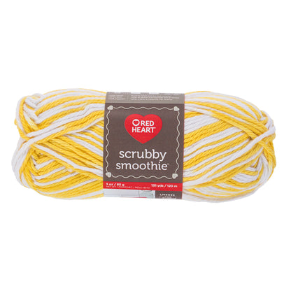 Red Heart Scrubby Smoothie Yarn - Clearance shades Sunshine