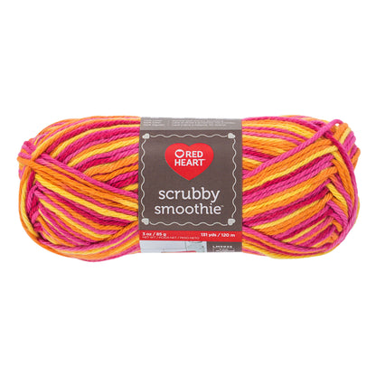 Red Heart Scrubby Smoothie Yarn - Clearance shades Zesty