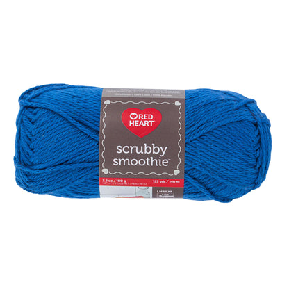Red Heart Scrubby Smoothie Yarn - Clearance shades Royal