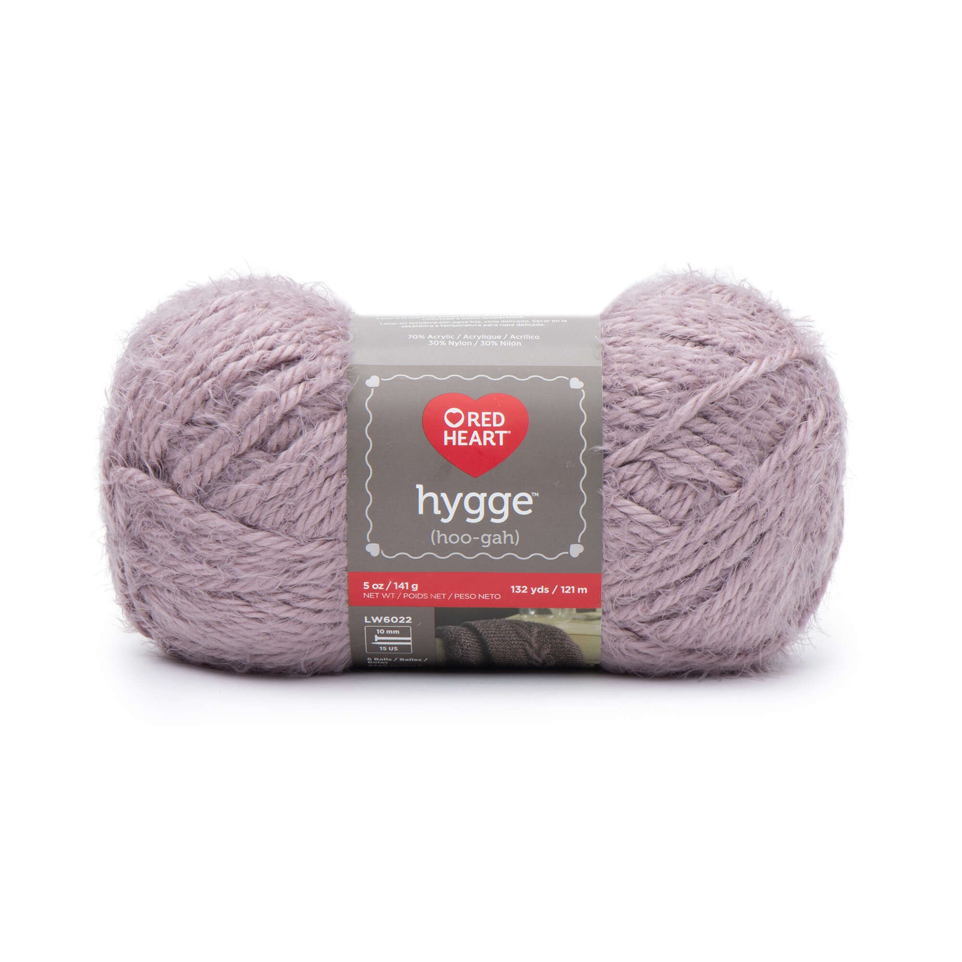 Red Heart Hygge Yarn (141g/5oz) Lavender