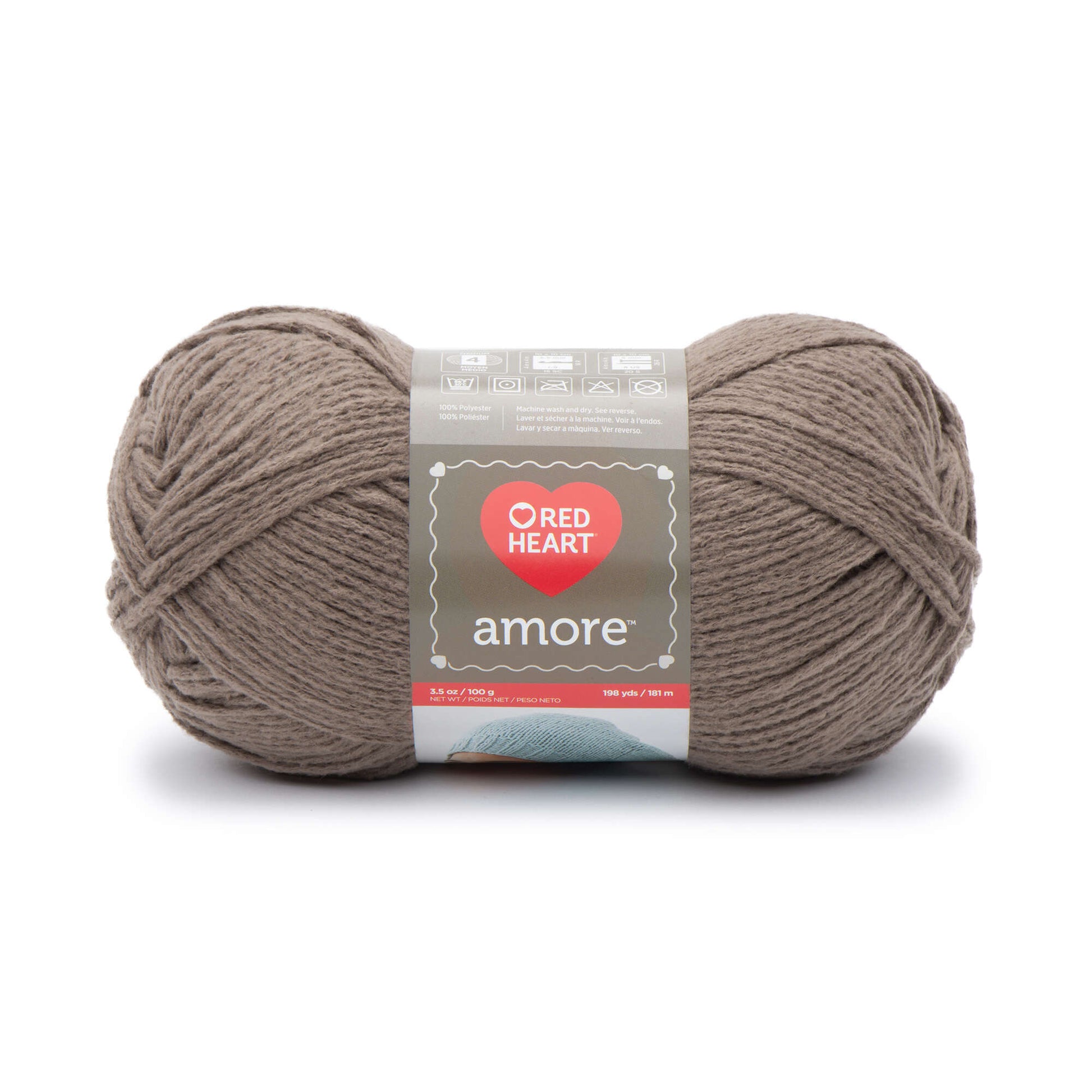 Red Heart Amore Yarn - Discontinued shades Latte