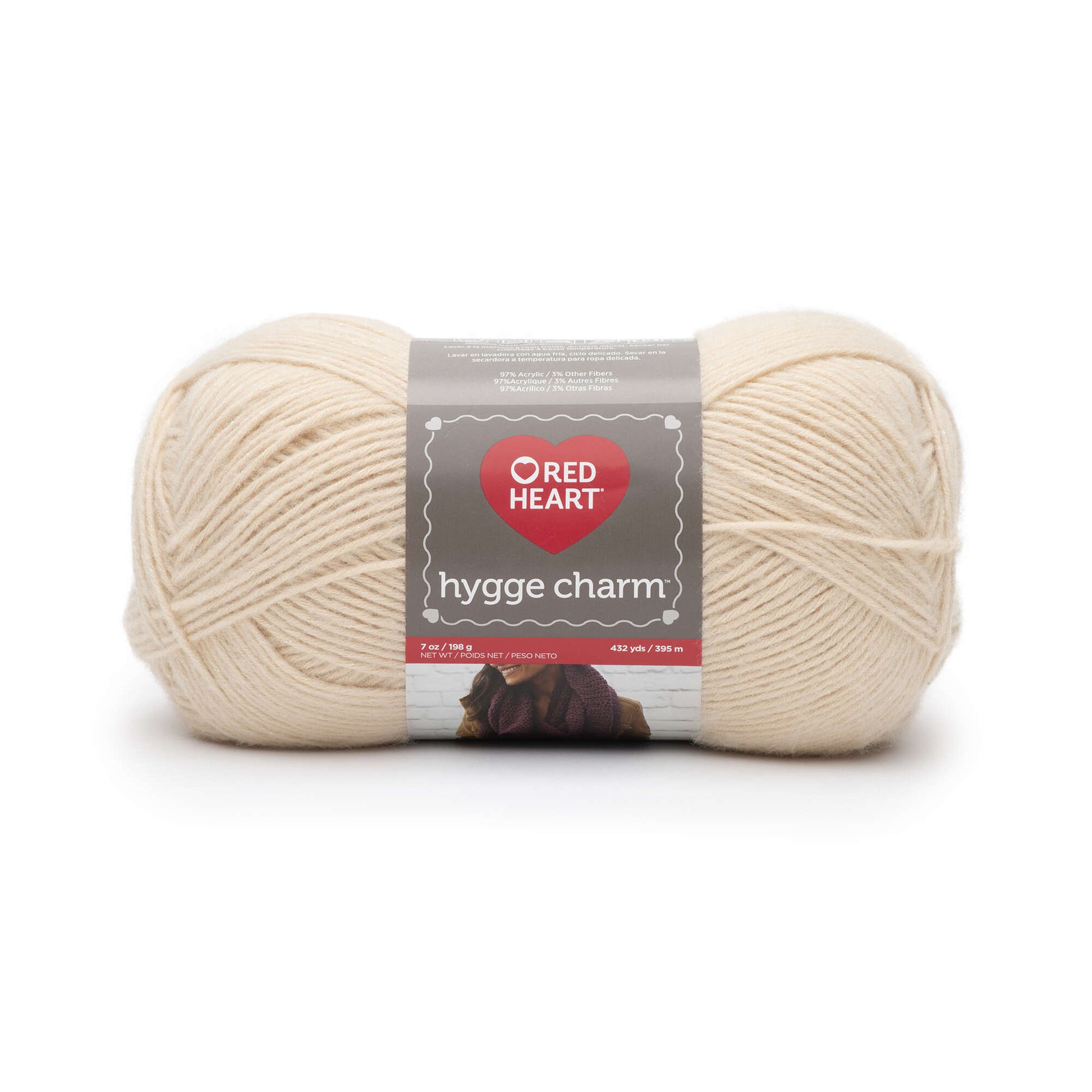 Red Heart Hygge Charm Yarn - Clearance shades Moonlight