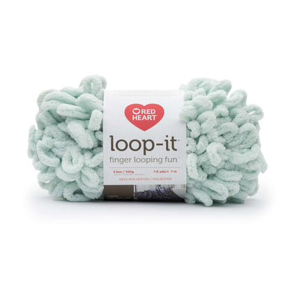 Red Heart Loop-It Yarn - Discontinued shades Mint To Be