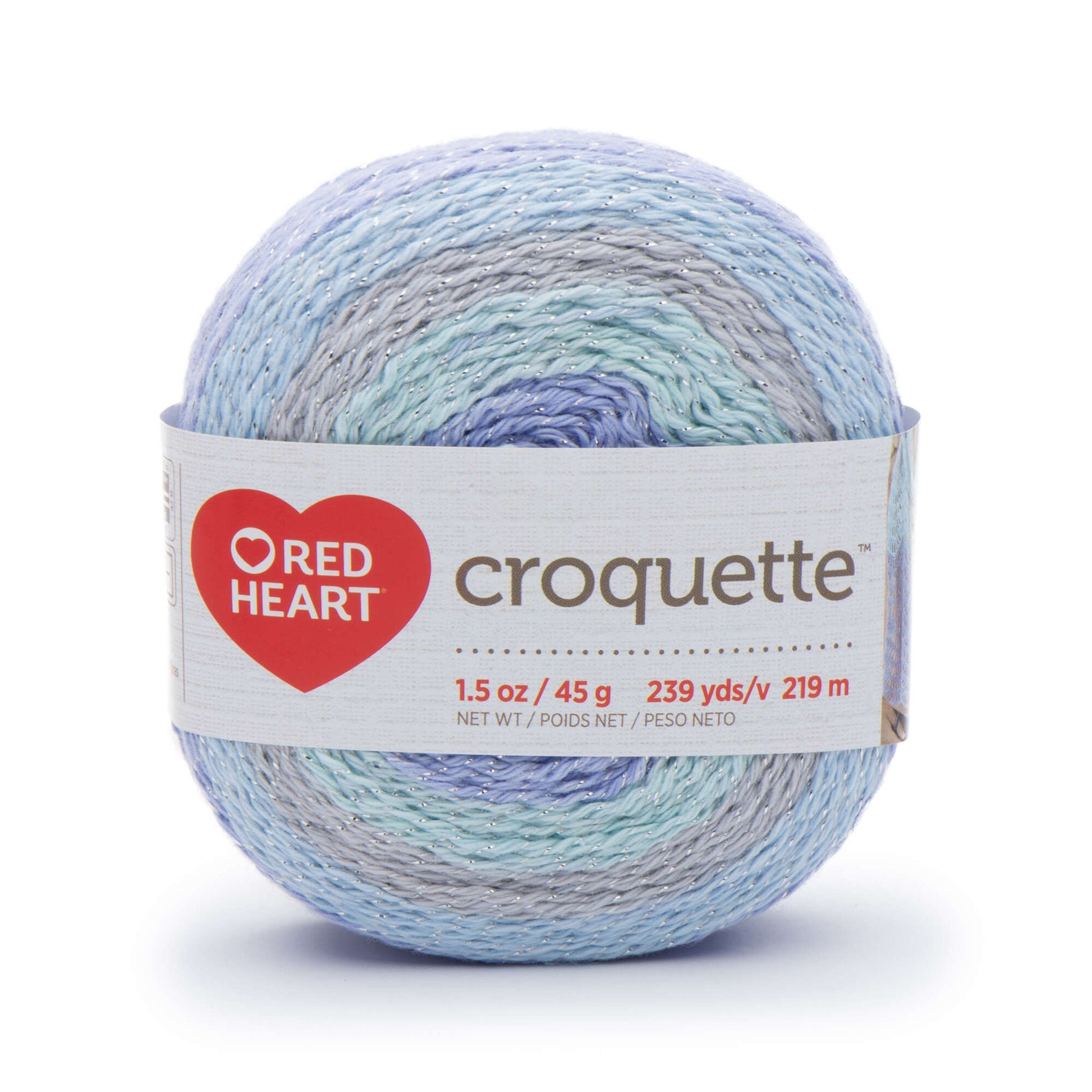 Red Heart Croquette Yarn - Clearance shades Calming