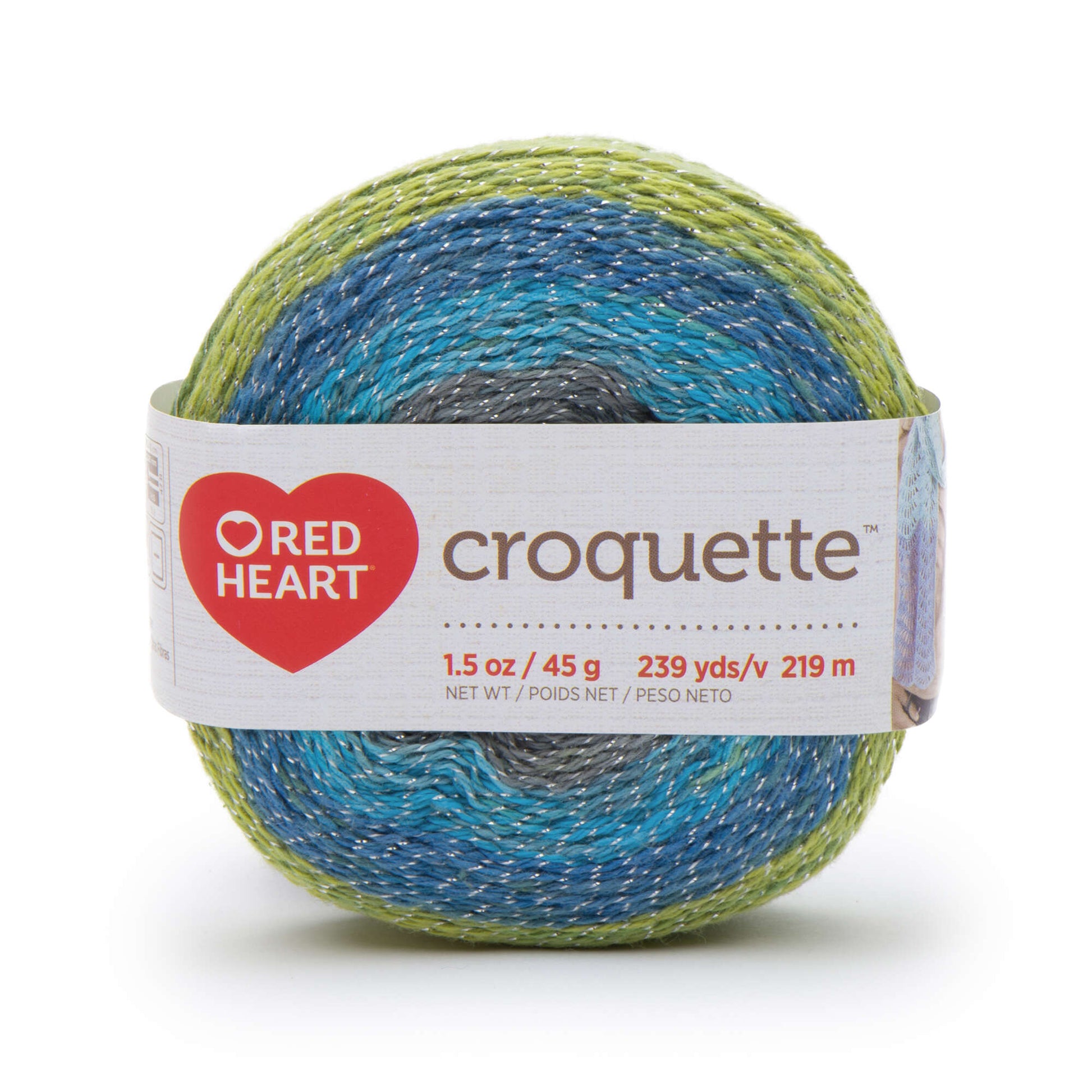 Red Heart Croquette Yarn - Clearance shades River Rocks