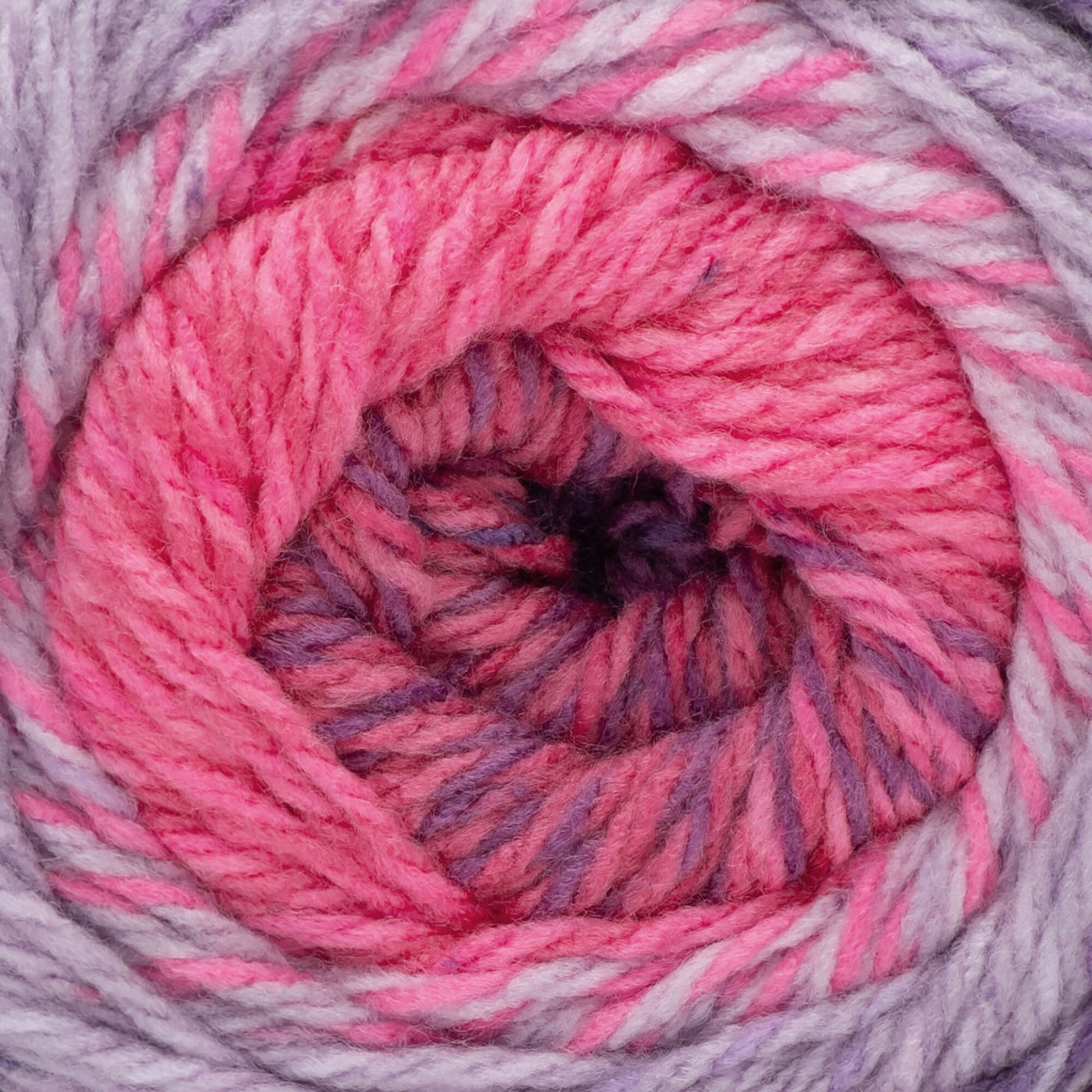 Red Heart Roll With It Tweed Yarn - Clearance shades Berry Blush