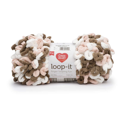 Red Heart Loop-It Yarn (200g/7oz) - Clearance shades Truth Or Bare