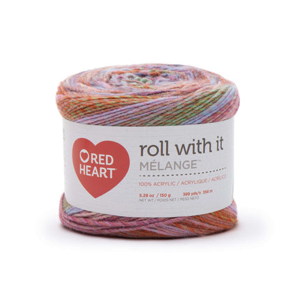 Red Heart Roll With It Melange Yarn Hollywood