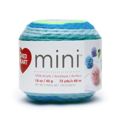 Red Heart Mini Yarn - Discontinued Shades Seaweed