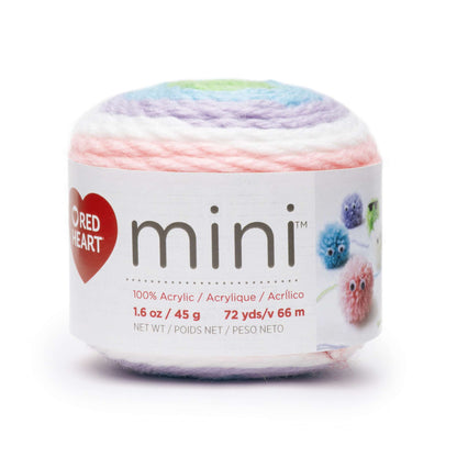 Red Heart Mini Yarn - Discontinued Shades Spring Mix