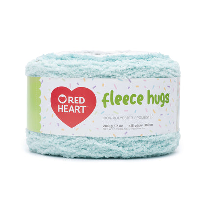 Red Heart Fleece Hugs Yarn - Clearance shades Blue Jay