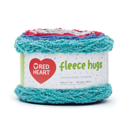 Red Heart Fleece Hugs Yarn - Clearance shades Airplane