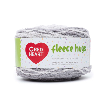 Red Heart Fleece Hugs Yarn - Clearance shades Cloudy Day