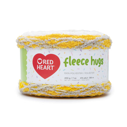 Red Heart Fleece Hugs Yarn - Clearance shades Dandelion