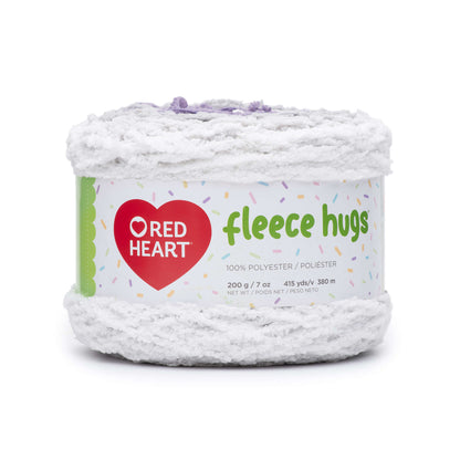 Red Heart Fleece Hugs Yarn - Clearance shades Peaceful Plum