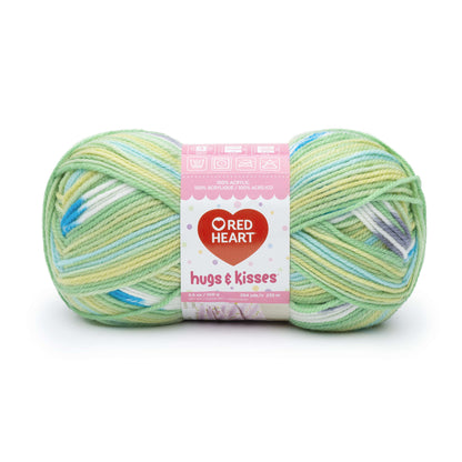 Red Heart Hugs & Kisses Yarn - Discontinued Shades Kiwi
