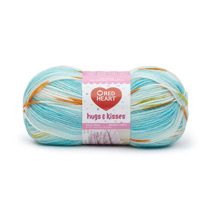 Red Heart Hugs & Kisses Yarn - Discontinued Shades Aqua