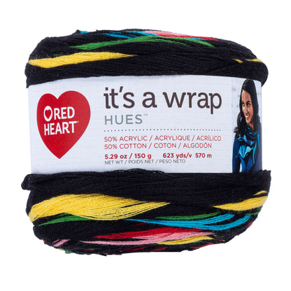 Red Heart It's A Wrap Hues Yarn - Clearance shades Circus