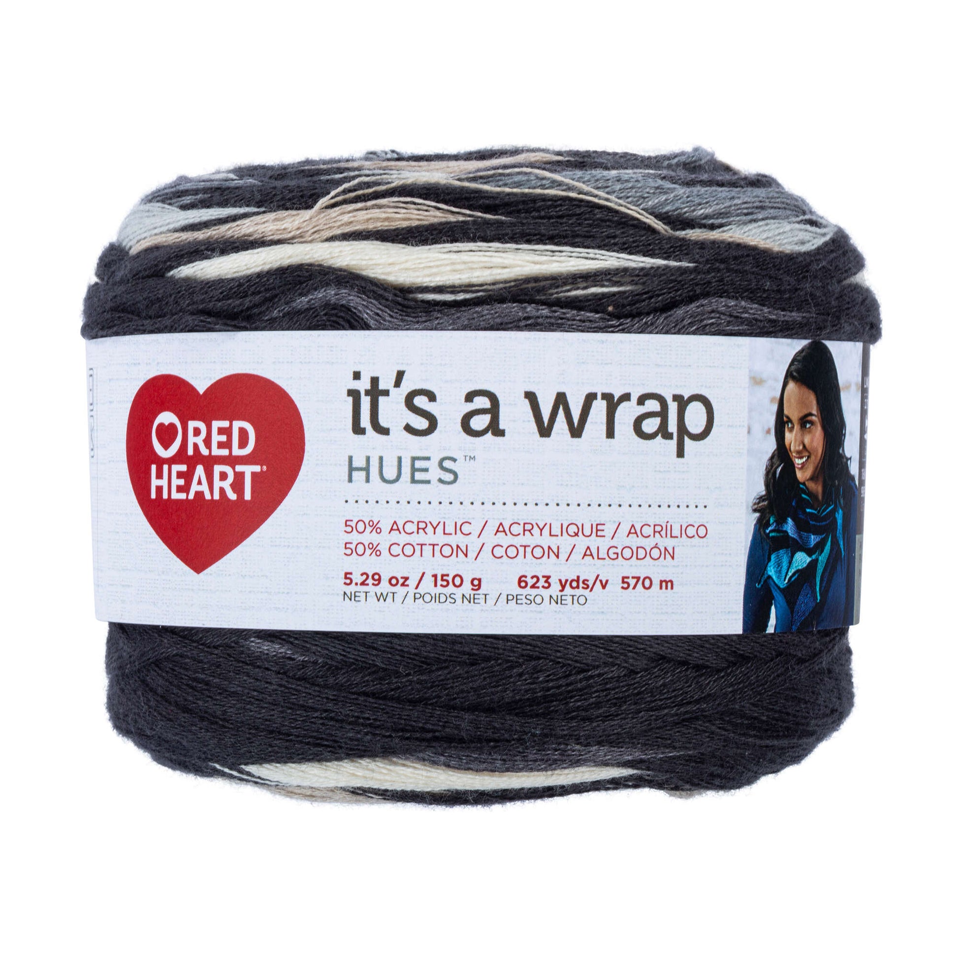 Red Heart It's A Wrap Hues Yarn - Clearance shades