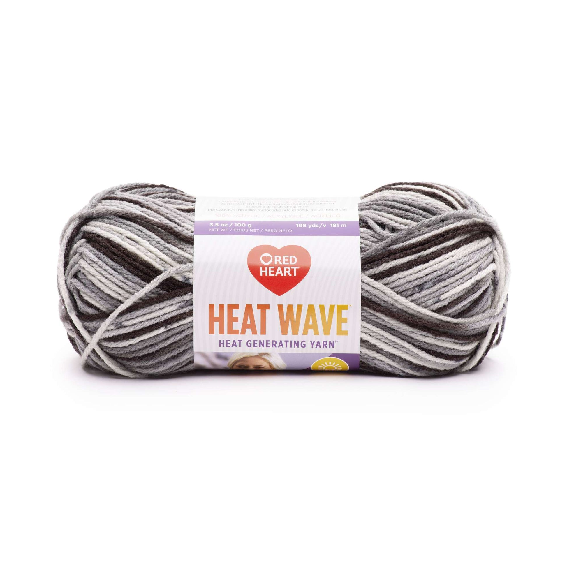Red Heart Heat Wave Yarn - Clearance shades Thunderstorm