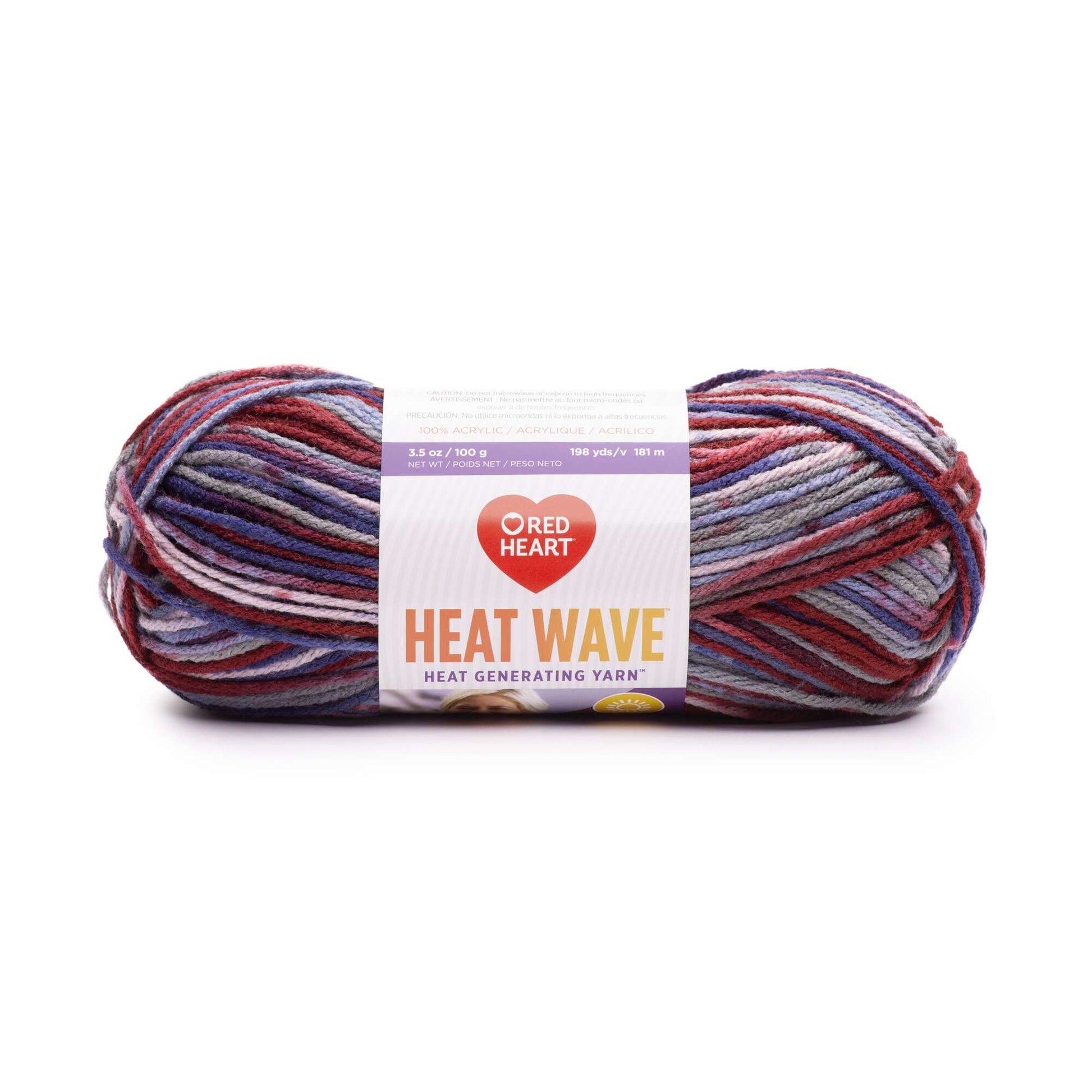Red Heart Heat Wave Yarn - Clearance shades Tourist