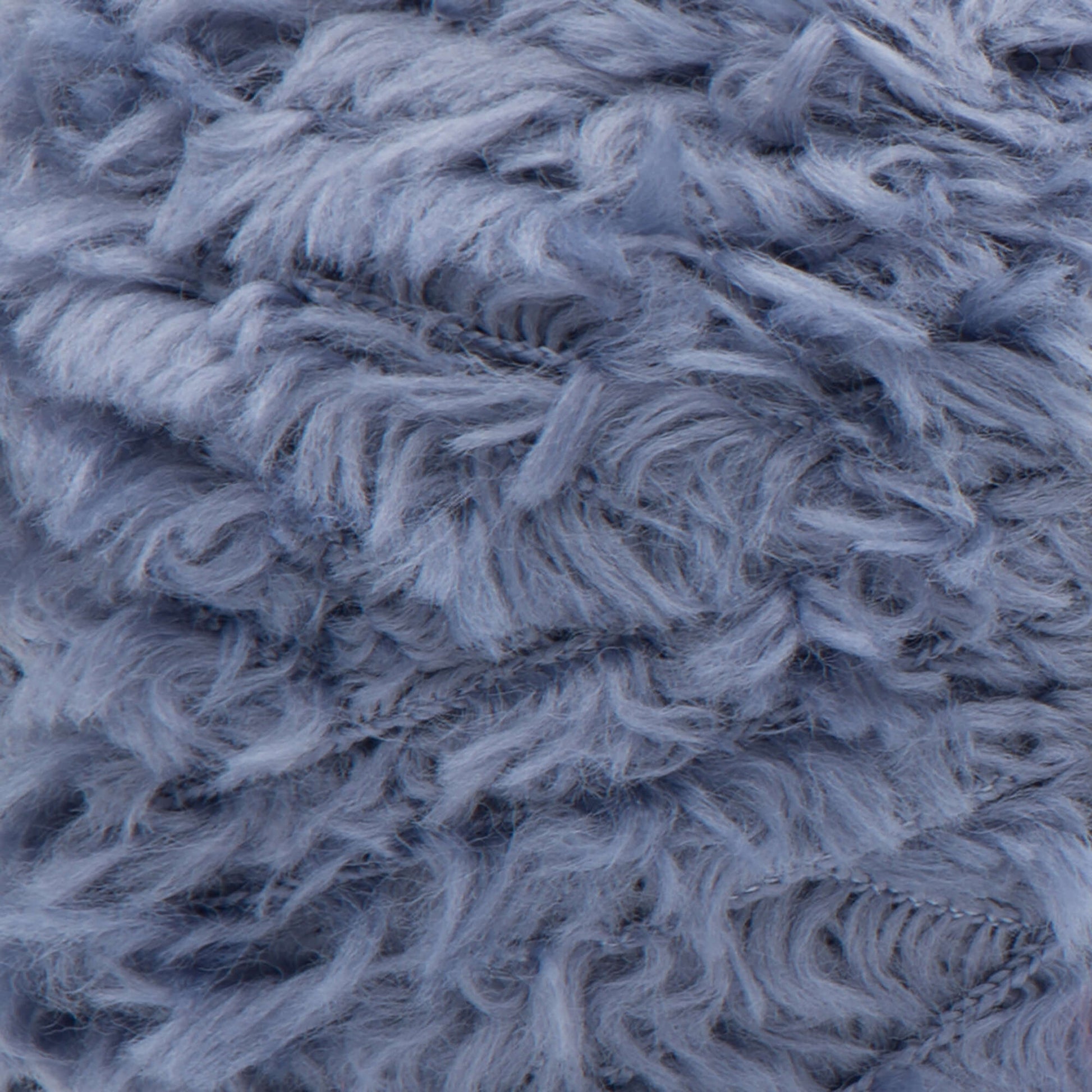 Red Heart Hygge Fur Yarn - Discontinued shades Slate Blue