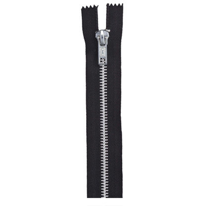 Coats & Clark Fashion Metal Separating Aluminum Zippers 18"