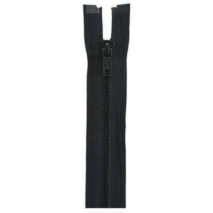 Coats & Clark Sport Closed End Zippers - 7 inches Black